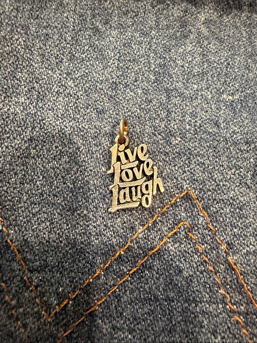 James Avery retired sterling silver Live Love Laugh charm